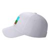 Adjustable Pehuenche Flag Baseball Cap Women Men Hat Truck Driver Baseball Caps Sun Hats White view 3