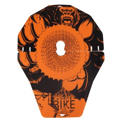 Estink Bike Disc Brake Cover Mountain Bike Wash Cover Bicycle PP Oil Prevention Wear Wheel Disc Brake Protector for Road Mountain, Gorilla Type