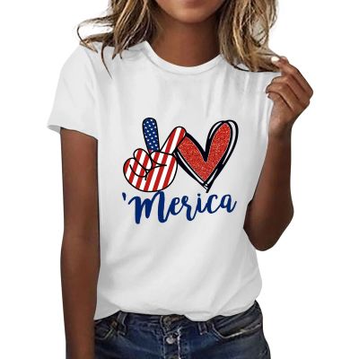 Daily Deals of The Day Prime Today Only Fourth of July Outfit Women 4Th of July Tops for Women V Neck Women Mama Shirts Trendy Womens Clothes Prime of The Day Today Only Clearance White