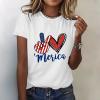 Daily Deals of The Day Prime Today Only Fourth of July Outfit Women 4Th of July Tops for Women V Neck Women Mama Shirts Trendy Womens Clothes Prime of The Day Today Only Clearance White view 2