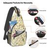 TKDYVAI Skateboarding Crossbody Bag Sport Shoulder Bag Backpack Skateboard Sport Sling Bag Chest Casual Daypack Bag view 4