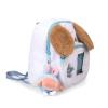 3Pcs Cute Plush Mini Backpack for Girls Cartoon Dog Kindergarten Schoolbag Kawaii Small Bookbag for Kids Girls Students Teen Toddler Casual Travel Daypacks (Blue Dog) view 2