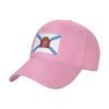 Adjustable Bandeira Da Cidade Do Rio De Janeiro Baseball Cap Women Men Hat Truck Driver Baseball Caps Sun Hats Pink view 1