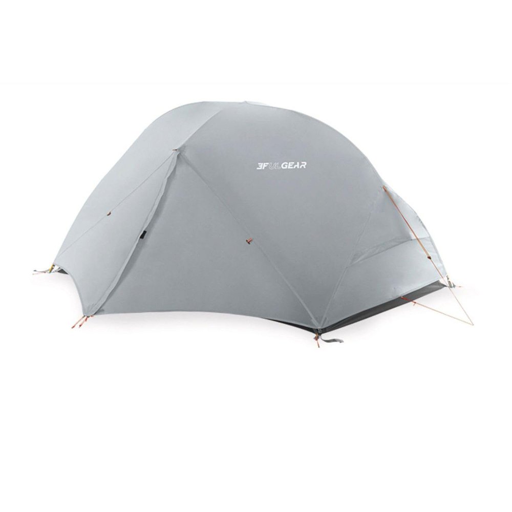 3F UL Gear Waterproof 1/2Person Camping Tent, Windproof Outdoor 3/4Seasons Tent, Portable Camping & Hiking Tent Shelter for Backpacking (Off-White - 210T Polyester Taffet, 2 Person - 4 Seasons)