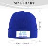 I Like Older Women Hat Funny Soft Warm Cuffed Skull Cap Acrylic Knitted Winter Hats Beanie Hat Blue view 3