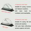 3F UL Gear Waterproof 1/2Person Camping Tent, Windproof Outdoor 3/4Seasons Tent, Portable Camping & Hiking Tent Shelter for Backpacking (Khaki - 15D Nylon, 1 Person- 3 Seasons) view 4