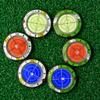 3.5cm Dr.Golf Water Level Golf Ball Marker Portable Golf Green Slope Putting Level Golfer Accessories (Yellow-White) view 3