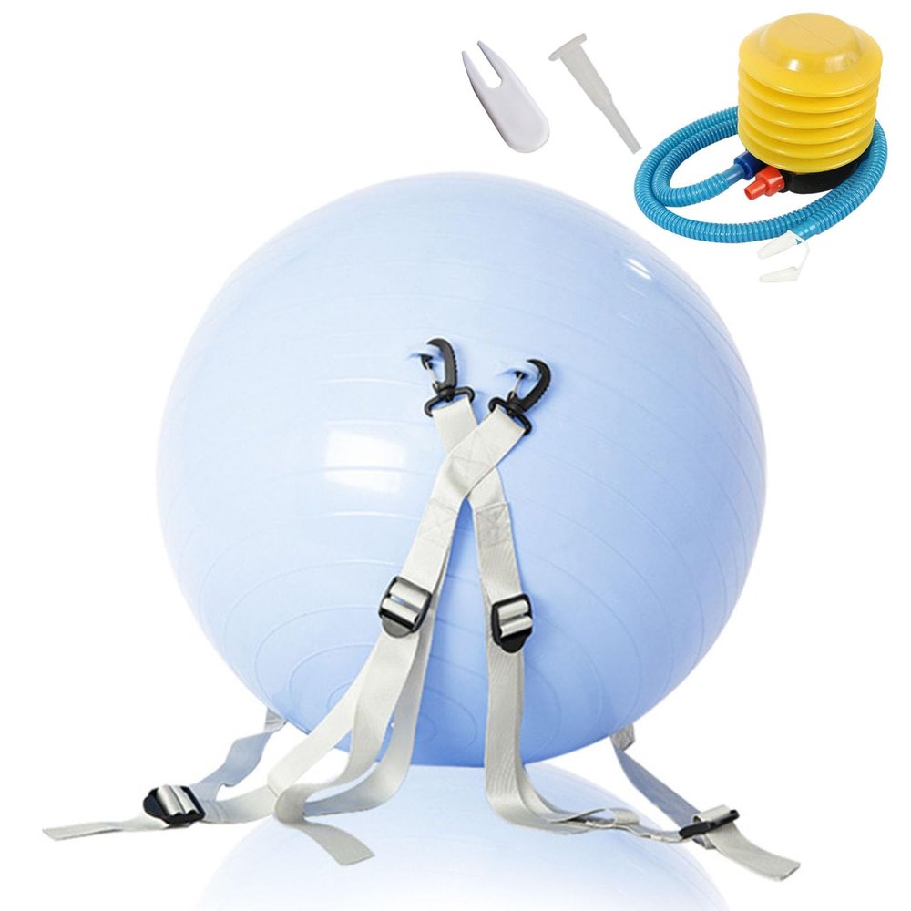 Talent Star 45/55CM Somersaults Ball, 2024 New Somersaults Assisted Ball, Portable Children Adults Adjustable Straps Anti Slip Stretch Training Fitness Ball, Mini Soft Yoga Ball for Outdoor, Gym, HOM