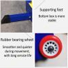 LAOMANTU Volleyball net Badminton Net Portable Freestanding with Stable Base Easy and Fast Installation Easy to Move with Wheels view 4