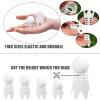 20pcs Golf Tees, Plastic Golf Simulator Tees Practice Golf Tees Indoor Outdoor White Rubber Golf Mat Tees Golf Training Accessories for Home Outside Winter Turf Driving Range (10 Tall + 10 Short) view 4