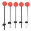 Pilipane Portable Mini Ice Fishing Rod Tip Set for Winter Fishing Enthusiasts Stainless Steel Red Balls Spring Tips (L) view 1
