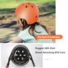 Besttravel Kids Helmet, Toddler Adjustable Toddler Bike Helmet Ages 3-8 Years Old Boys Girls Multi-Sports Safety (Orange) view 3