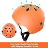 Besttravel Kids Helmet, Toddler Adjustable Toddler Bike Helmet Ages 3-8 Years Old Boys Girls Multi-Sports Safety (Orange) view 4