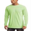 MAGCOMSEN UV Shirts Men UPF 50 Long Sleeve UV Protection Shirts Quick Dry T-Shirt Rash Guard for Men Light Green,3XL view 1