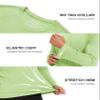 MAGCOMSEN UV Shirts Men UPF 50 Long Sleeve UV Protection Shirts Quick Dry T-Shirt Rash Guard for Men Light Green,3XL view 4