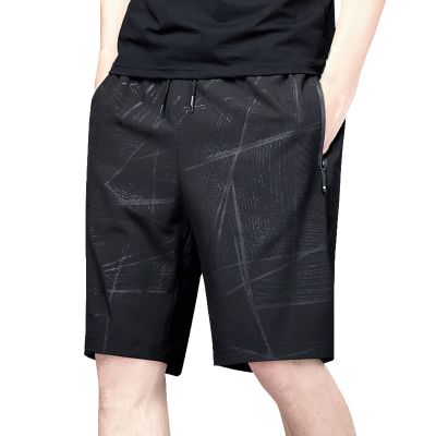 Ymosrh Casual Athletic Shorts for Men, Workout Gym Shorts Lightweight Bodybuilding Training Pants Shorts with (3XL, Gray)