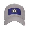 Adjustable Flag of Kentucky Baseball Cap Women Men Hat Truck Driver Baseball Caps Sun Hats Gray view 2