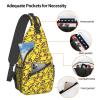 TKDYVAI Skateboarding Crossbody Bag Sport Shoulder Bag Backpack Skateboard Sport Sling Bag Chest Casual Daypack Bag view 4