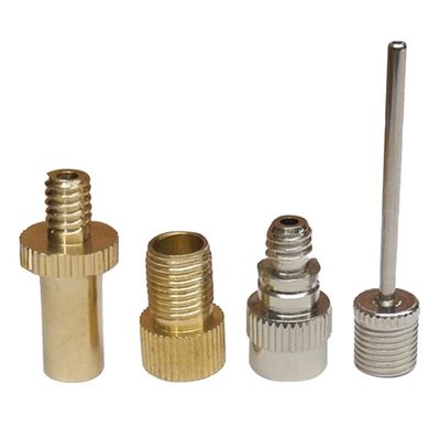 SagaSave Bike Value Adapter Set Presta to Schrader to Dunlop Compatible with DV, AV, SV Valves for Bike Gym Balloon Pump Easy to Use (Set C)