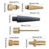 SagaSave Bike Value Adapter Set Presta to Schrader to Dunlop Compatible with DV, AV, SV Valves for Bike Gym Balloon Pump Easy to Use (Set C) view 2
