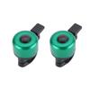 2 Pack Bike Bell Mini Bicycle Bell Thumb Bell for Adults Kids Boys Girls BMX MTB Bicycle Mountain Bike Scooter Folding Bicycle (Green) view 1
