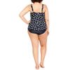 Avenue Women's Plus Size Top - V-Neck Tiered Print Tankini, 16 view 2