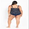 Avenue Women's Plus Size Top - V-Neck Tiered Print Tankini, 16 view 3