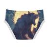 ALAZA Wolf Moon House Boys' Briefs Soft Underwear Available in Sizes 6y Multicolor view 2