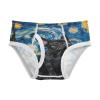 ALAZA French Bulldog Starry Sky Oil Painting Boys' Briefs Soft Underwear Available in Sizes 4t Multicolor view 1