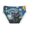 ALAZA French Bulldog Starry Sky Oil Painting Boys' Briefs Soft Underwear Available in Sizes 4t Multicolor view 2