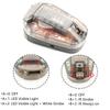 Jmtac Tactical IR Strobe Helmet Light Military Identification Lights with Visible LED + White Strobe Survival Signal (Black-Red) view 2