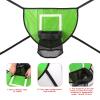 lasuroa Trampoline Basketball Hoop with 3 Basketballs & Pump, Mini Basketball Hoop for Kids Waterproof Basketball Goal Soft Basketball Game Set Attachment for All Ages Basketball Lovers (Green) view 4