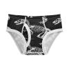ALAZA Skeleton Of Dinosaur Black White Boys' Briefs Soft Underwear Available in Sizes 3t view 1