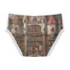 ALAZA Cartoon Bookshelf Castle Boys' Briefs Soft Underwear Available in Sizes 3t Multicolor view 2