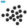 PATIKIL 4mm Fishing Beads, 200Pcs Soft Plastic Round Rubber Fishing Bait Eggs Rig Bead Tackle Lures Accessories with Storage Box, Black view 3