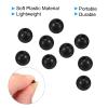 PATIKIL 4mm Fishing Beads, 200Pcs Soft Plastic Round Rubber Fishing Bait Eggs Rig Bead Tackle Lures Accessories with Storage Box, Black view 4