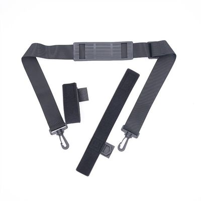 Sheriffdrink Black Fishing Rod Holder Belt Rod Carrier Strap Sling Shoulder Belt Fishing Rod Carry Strap Nylon Adjustable Length to 55 Inch Fishing Poles Holder Strap Rod Shoulder Belt Tackle Carrier