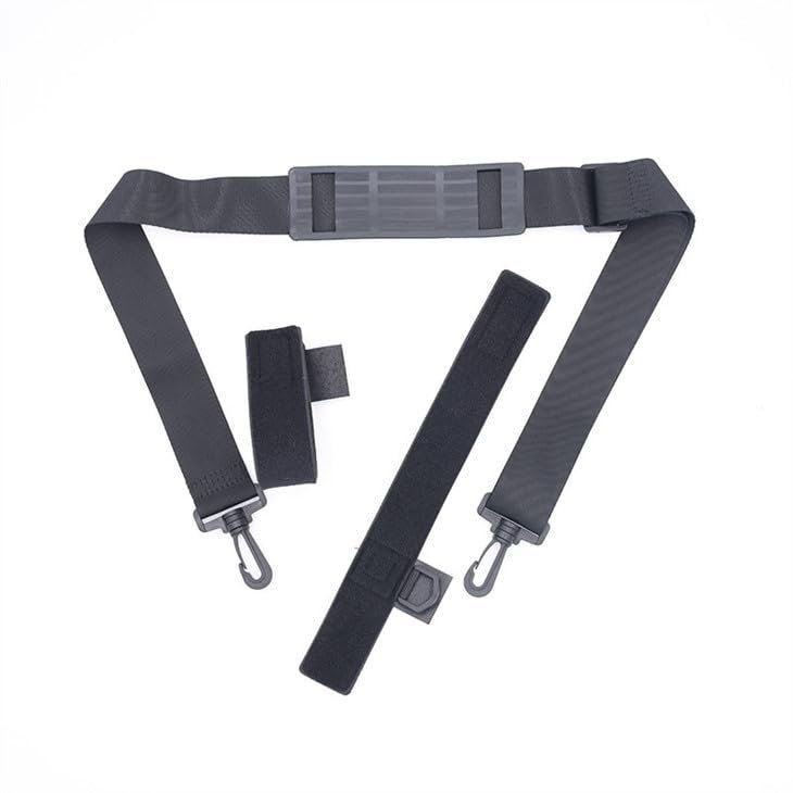 Sheriffdrink Black Fishing Rod Holder Belt Rod Carrier Strap Sling Shoulder Belt Fishing Rod Carry Strap Nylon Adjustable Length to 55 Inch Fishing Poles Holder Strap Rod Shoulder Belt Tackle Carrier
