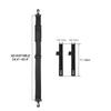 Sheriffdrink Black Fishing Rod Holder Belt Rod Carrier Strap Sling Shoulder Belt Fishing Rod Carry Strap Nylon Adjustable Length to 55 Inch Fishing Poles Holder Strap Rod Shoulder Belt Tackle Carrier view 2