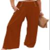 Bbkkuck Womens Casual Wide Leg High Waisted Dress Pants Comfy Palazoo Stretchy Lounge Trousers with Pocket view 1