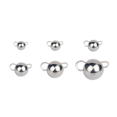 MUUNN 10Pcs Tungsten Cheburashka Weights Fishing Sinkers, 1~30g Tungsten Cannonball Jig Head Fishing Weights Tungsten Cheb Rig Weights, Plain(16.0g)