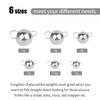 MUUNN 10Pcs Tungsten Cheburashka Weights Fishing Sinkers, 1~30g Tungsten Cannonball Jig Head Fishing Weights Tungsten Cheb Rig Weights, Plain(16.0g) view 4