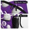 CUXWEOT Personalized Volleyball Purple Waterproof School Backpack Custom Travel Bookbags for Gift view 4