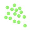 PATIKIL 8mm Glow Fishing Beads, 100Pcs Soft Plastic Round Rubber Luminous Fishing Bait Eggs Rig Bead Tackle Lures Accessories with Storage Box, Green view 1
