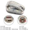 Jmtac Tactical IR Strobe Helmet Light Military Identification Lights with Visible LED + White Strobe Survival Signal (Black-Blue) view 2