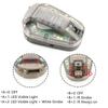 Jmtac Tactical IR Strobe Helmet Light Military Identification Lights with Visible LED + White Strobe Survival Signal (Black-Green) view 2