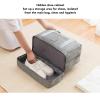 Gym Bag for Men Women,Dry Wet Separated Gym Bag Lightweight Holdall Waterproof Sports Travel Bag with Dry Wet Seperation for Men Women Swimwear Swimming Fitness Equipment (Grey) view 3