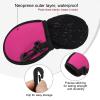 PATIKIL Golf Ball Washer Pouch, 1 Pack Portable Golf Balls Cleaner Pocket Bag with Hanging Clip for Women Men Golf Exercise, Rose Red view 3