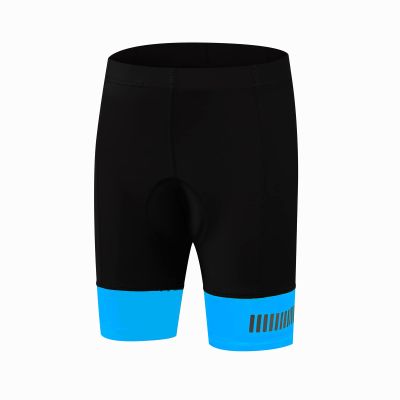 BASADINA Kids Padded Bike Shorts Girls Cycling Biking Pants 3D Padding Bike Shorts for Boys Black Blue, 9-10