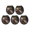 PATIKIL Golf Ball Washer Pouch, 5 Pack Portable Golf Balls Cleaner Pocket Bag with Hanging Clip for Women Men Golf Exercise, Army Green view 1